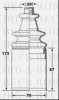 NISSA 397414F127 Bellow, driveshaft